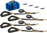 MACS CUSTOM TIE-DOWNS 511618 4 Tie Downs Direct Hook & 4-24in Axle Straps