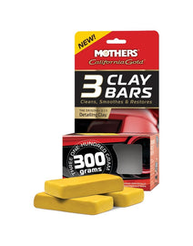 MOTHERS 07242 California Gold Clay Bar 3 Pack