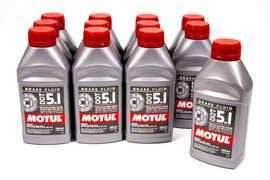 MOTUL USA 100951-12 Brake Fluid DOT 5.1 Non-Silicone Case 12-1/2