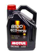 Load image into Gallery viewer, MOTUL USA 102898 8100 Eco-Nergy 5w30 Oil 5 Liters
