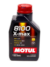MOTUL USA 104531 8100 0w40 X-Max Oil 1 Liter