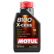 Load image into Gallery viewer, MOTUL USA 108944 8100 X-Cess 5w30 Oil 1 Liter