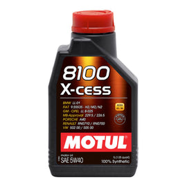 MOTUL USA 109774 8100 X-Cess 5w40 Oil 1 Liter