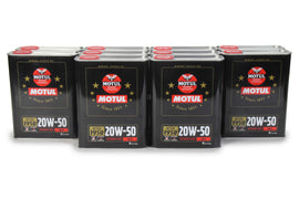 MOTUL USA 110621 MOTUL USA Classic Performance 20W-50 Conventional Motor Oil, Part Number 110621, 2-Liter Cans, Case of 10