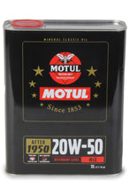 Load image into Gallery viewer, MOTUL USA 110621 Classic Performance Oil 20w50  2 Liter