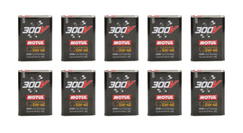MOTUL USA 110817-10 300V 5w40 Racing Oil Cas 10x2 Liters
