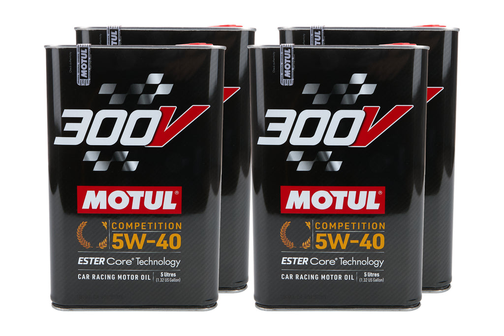 MOTUL USA 110818-4 300V Competition Oil 5w40 Case 4 x 5 Liter