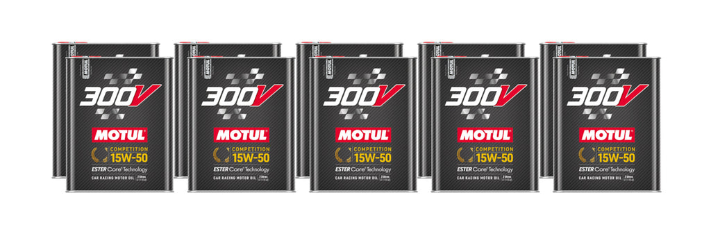 MOTUL USA 110860-10 300V Competition Oil 15w50 Case 10 x 2 Liter