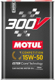 MOTUL USA 110861-4 300V Competition Oil 15w50 Case 4 x 5 Liter