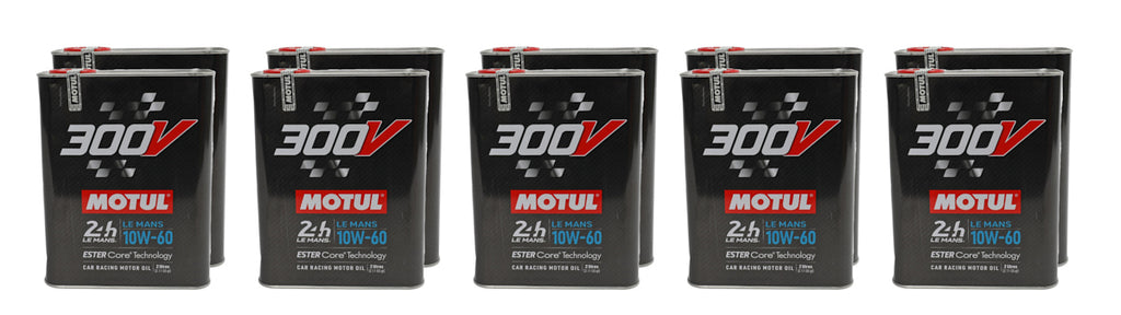 MOTUL USA 110864-10 300V LE Mans Oil 10w60 Case 10 x 2 Liter