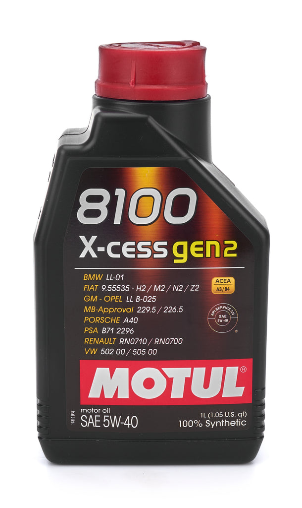 MOTUL USA 110904 8100 X-Cess 5w40 1 Liter
