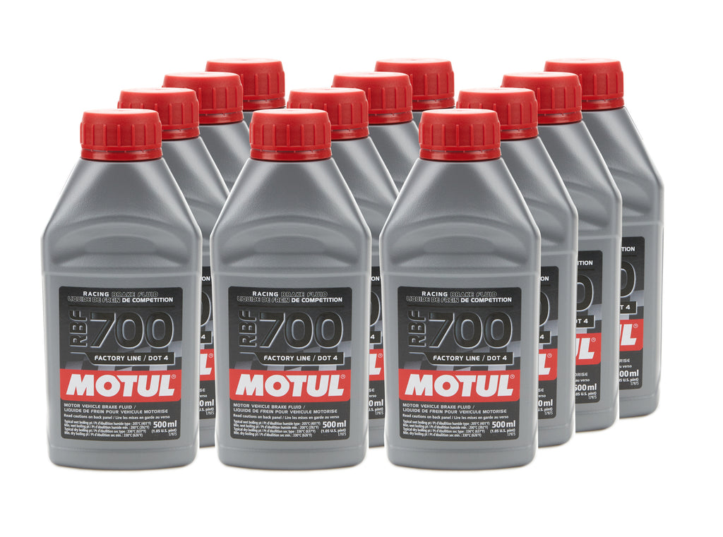 MOTUL USA 111257-12 RBF 700 Brake Fluid Case 12 x 500ml Bottles