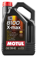 Load image into Gallery viewer, MOTUL USA MTL114864 MOTUL USA 8100 X-Max 0W40 Synthetic Motor Oil - 5 Liter Bottle