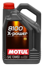 Load image into Gallery viewer, MOTUL USA MTL114867 MOTUL USA 8100 X-Power 10W-60 Synthetic Motor Oil - 5 Liter Bottle