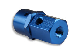 NITROUS OXIDE SYSTEMS 15855NOS NITROUS OXIDE SYSTEMS Regulator 15855NOS - 100 PSI Max, 1/8 in NPT Inlet & Outlet, Aluminum, Blue Anodized