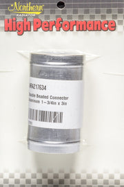 NORTHERN RADIATOR Z17634 Double Beaded Connector Aluminum 1-3/4in x 3in