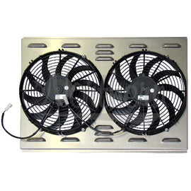 NORTHERN RADIATOR Z40006 Dual 12in Fans w/Shroud