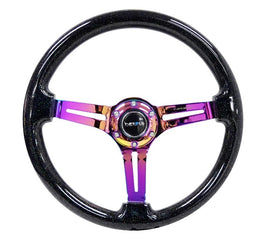 NRG INNOVATION RST-018BSB-MC Steering Wheel 350mm 3in Dish Galaxy -Neochrome