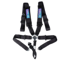 Load image into Gallery viewer, NRG INNOVATION SBH-B6PCBK Harness 5pt Camlock Black w/Pads SFI 16.1