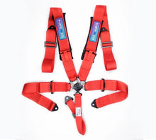 Load image into Gallery viewer, NRG INNOVATION SBH-B6PCRD Harness 5pt Camlock Red w/Pads SFI 16.1