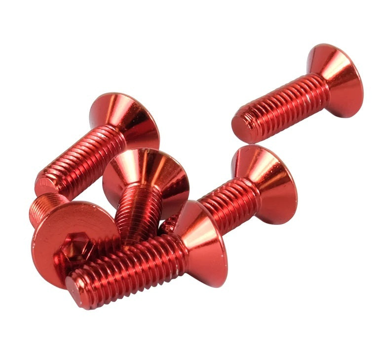 NRG INNOVATION SWS-100RD Screw Kit Steering Wheel Red Conical