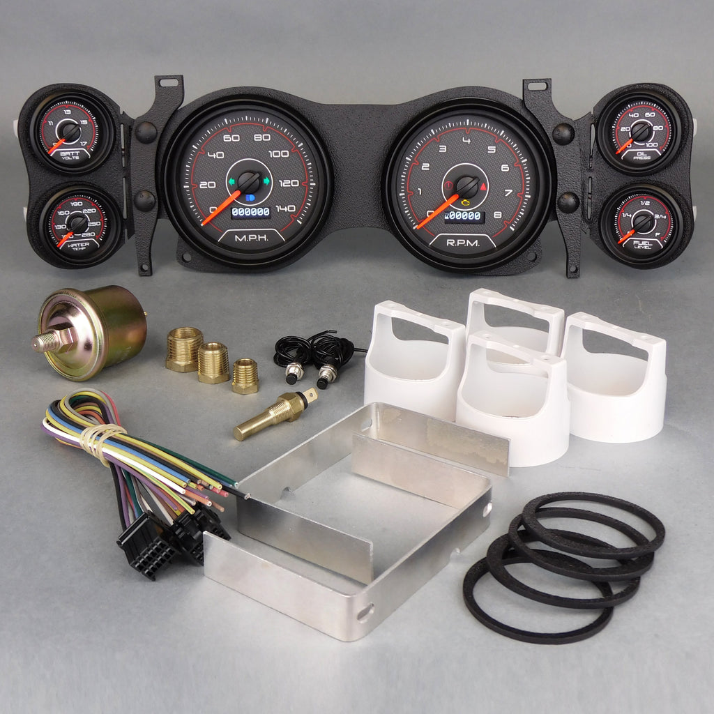 NEW VINTAGE USA 20670-01 Gauge Kit Camaro 70-78 CFR Red