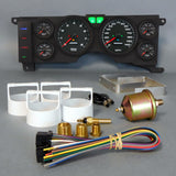 NEW VINTAGE USA 79211-01 Gauge Kit Mustang 78-86 Perf II Blk
