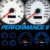 NEW VINTAGE USA 95102-03 Gauge Kit GM Truck 95-98 Performance II White