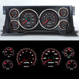 NEW VINTAGE USA 95103-01 Gauge Kit GM Truck 95-98 CFR Red