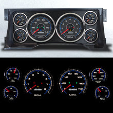 Load image into Gallery viewer, NEW VINTAGE USA 95103-05 Gauge Kit GM Truck 95-98 CFR Blue