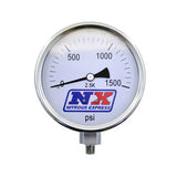 NITROUS EXPRESS 15540 Nitrous Pressure Gauge 4in Dia High Accuracy