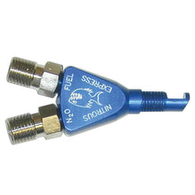 Load image into Gallery viewer, NITROUS EXPRESS 70000 Piranha Nitrous Nozzle Blue Anodized