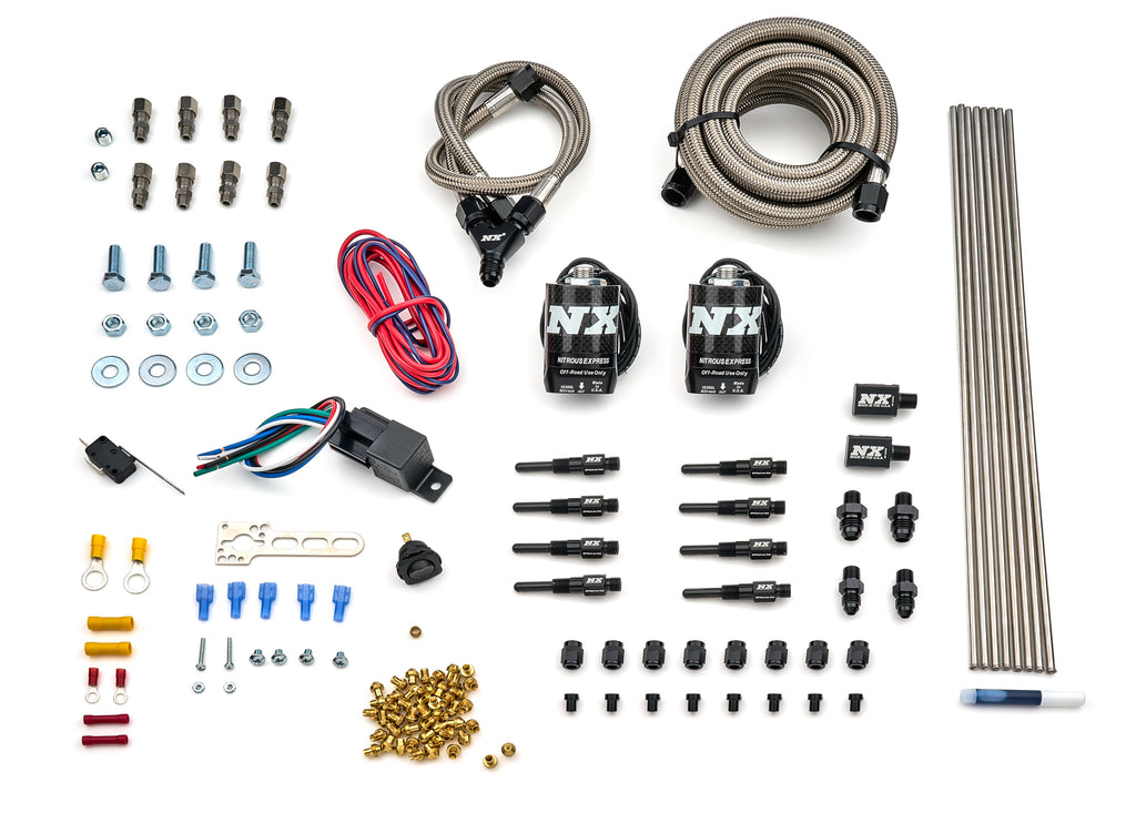 NITROUS EXPRESS 93006-00 NITROUS EXPRESS 8CYL Dry Direct Port 4 Solenoids - No Bottle