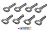 OLIVER RODS C6125STSW8 SBC 4340 I-Beam Rod Set 6.125  2.100 Pin Dia.