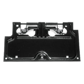 OMIX-ADA 11233.01 License Plate Bracket  B lack; 87-95 Jeep Wrangle