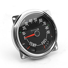 OMIX-ADA 17206.04 Speedometer Cluster Asse mbly  0-90 MPH; 55-75 Je
