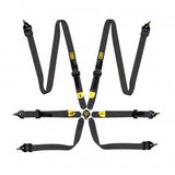 OMP RACING, INC. DA0-0208-A01-071 First 2 Harness Black Clip In 6 Point