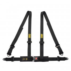 OMP RACING, INC. DA0-0505-A01-071 Road 3 Harness 4 Point Black