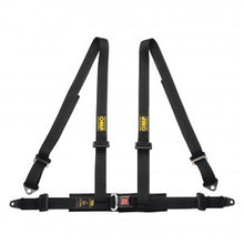 Load image into Gallery viewer, OMP RACING, INC. DA0-0505-A01-071 Road 3 Harness 4 Point Black