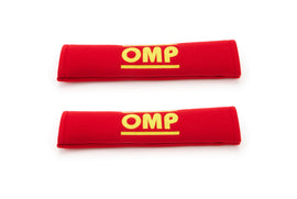 OMP RACING, INC. DB0-0450-A01-061 Harness Pads Red Used w/ 2in Belts