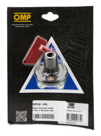 OMP RACING, INC. EA0-0460 Master Disconnect Switch 2 Pole w/ Removable Key