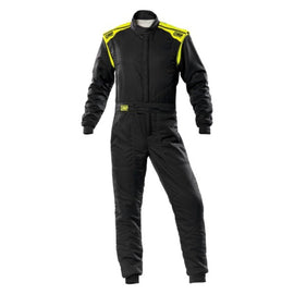 OMP RACING, INC. IA0-1828-E01-SF-18458 FIRST-S Suit Anthr  And Flo Yellow Size 58