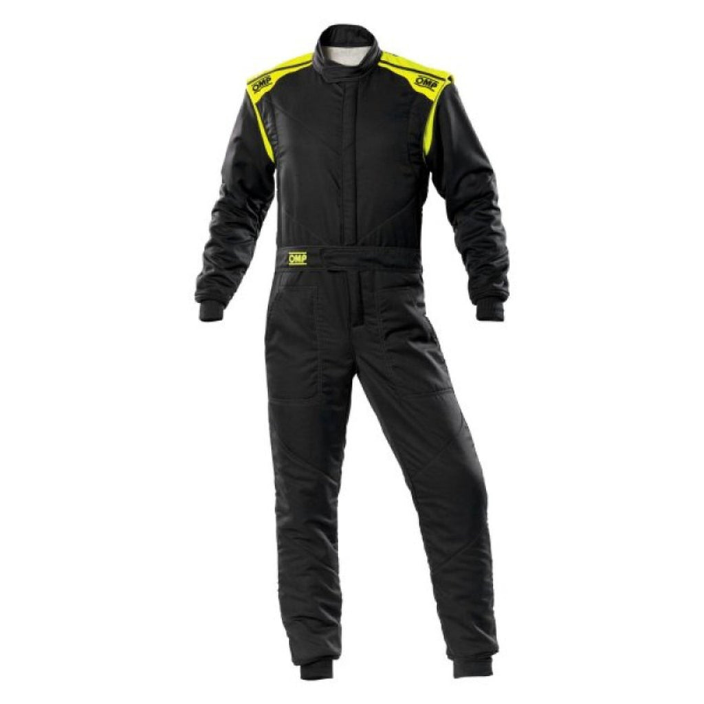 OMP RACING, INC. IA0-1828-E01-SF-18460 FIRST-S Suit Anthr  And Flo Yellow Size 60