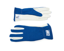 Load image into Gallery viewer, OMP RACING, INC. IB0-0702-A01-041-XL Rally Gloves Blue Size X Large