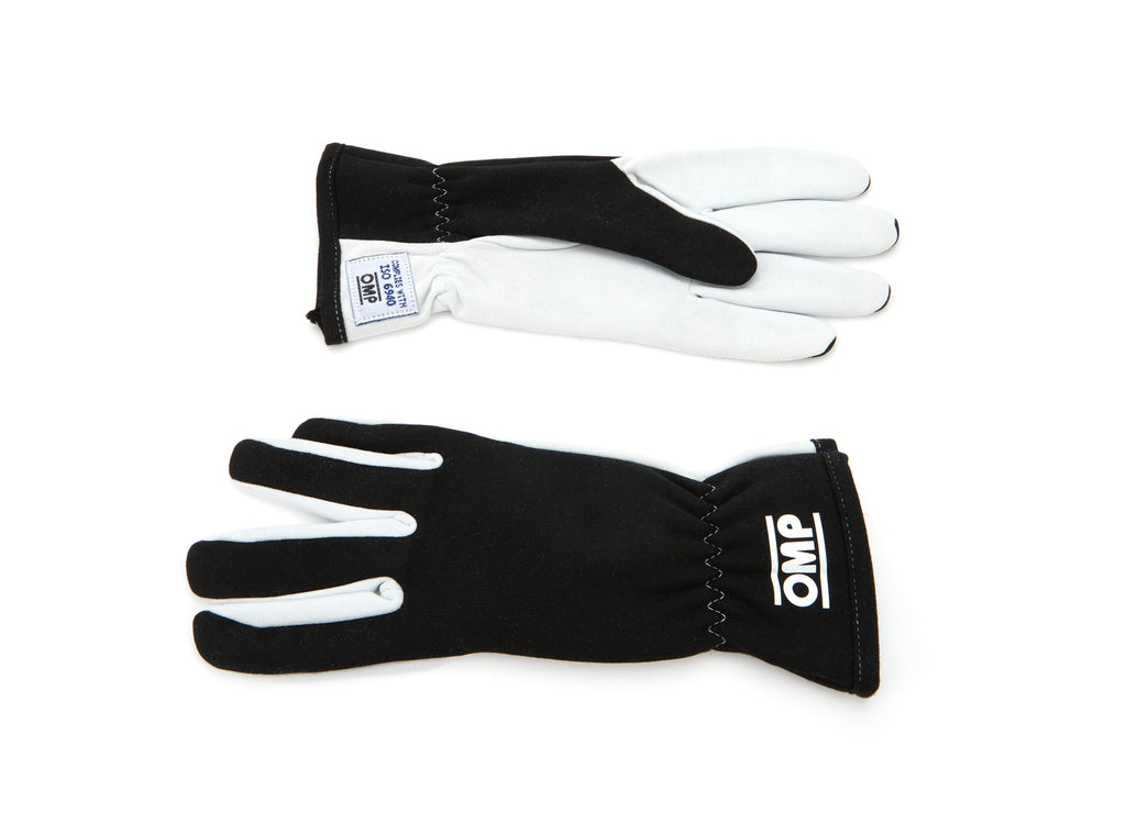 OMP RACING, INC. IB0-0702-A01-071-M Rally Gloves Black Size Medium