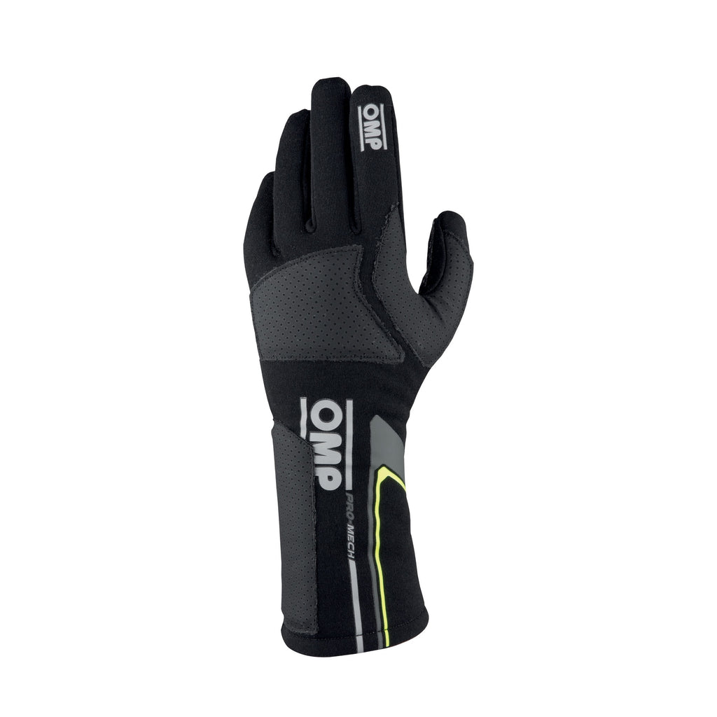 OMP RACING, INC. IB0-0758-B01-071-L PRO MECH EVO GLOVES BLAC K TG. L FIA 8856-2018