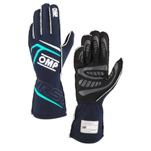Load image into Gallery viewer, OMP RACING, INC. IB0-0776-B01-248-M FIRST GLOVES FIA 8856-20 18 MY2025 NAVY BLUE / TI