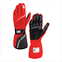 Load image into Gallery viewer, OMP RACING, INC. IB0-0779-A01-060-S TECNICA GLOVES FIA 8856- 2018 RED / BLACK SZ. S