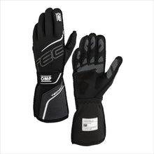 Load image into Gallery viewer, OMP RACING, INC. IB0-0779-A01-077-M TECNICA GLOVES FIA 8856- 2018 BLACK / ANTHRACITE