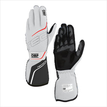 Load image into Gallery viewer, OMP RACING, INC. IB0-0779-A01-373-L TECNICA GLOVES FIA 8856- 2018 WHITE / ANTHRACITE